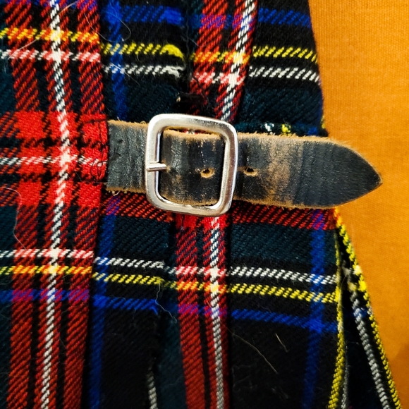 Scottish, Stewart Black, Vintage Tartan Skirt - authentic and handmade - Picture 4 of 5